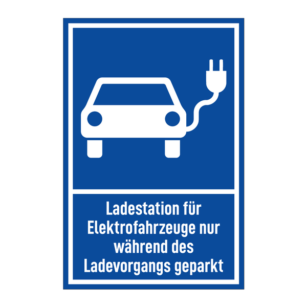 Ladestation für Elektrofahrzeuge nur während des Ladevorgangs geparkt