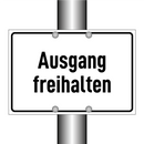 Ausgang freihalten