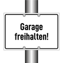 Garage freihalten!