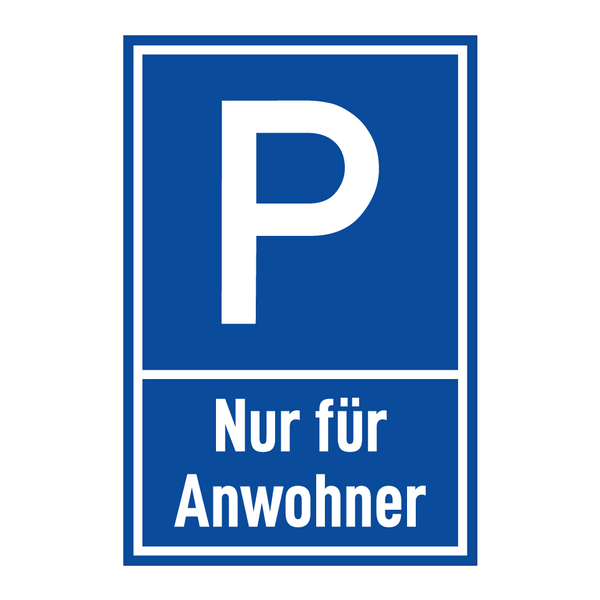 Nur für Anwohner