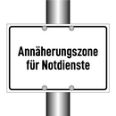 Annäherungszone für Notdienste