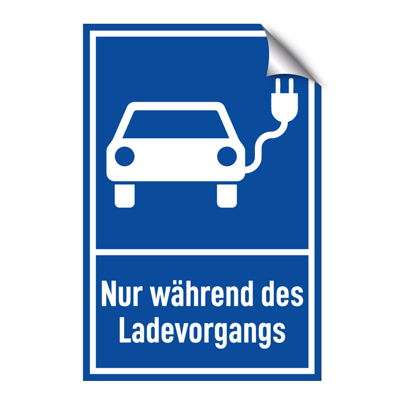 Nur während des Ladevorgangs
