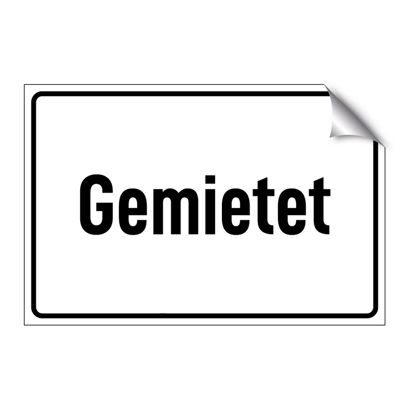 Gemietet