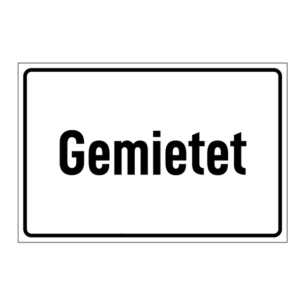 Gemietet