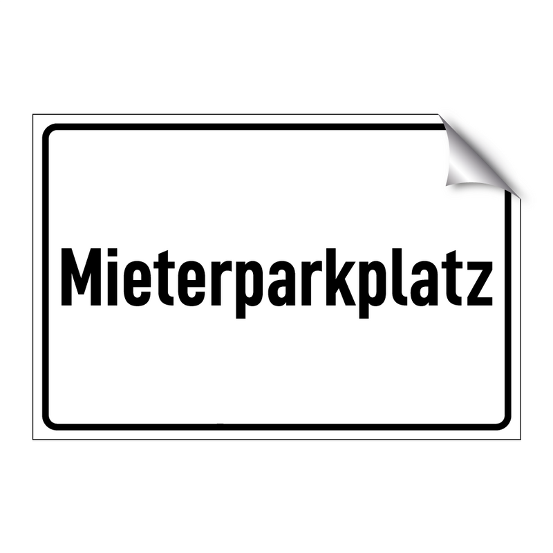 Mieterparkplatz