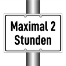 Maximal 2 Stunden