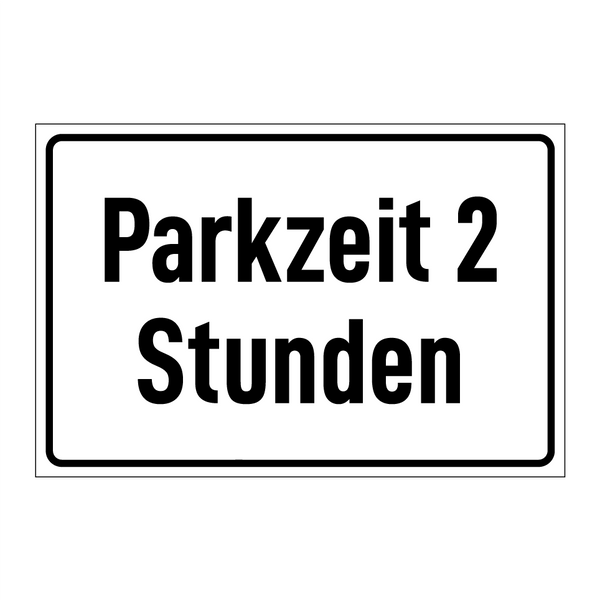 Parkzeit 2 Stunden