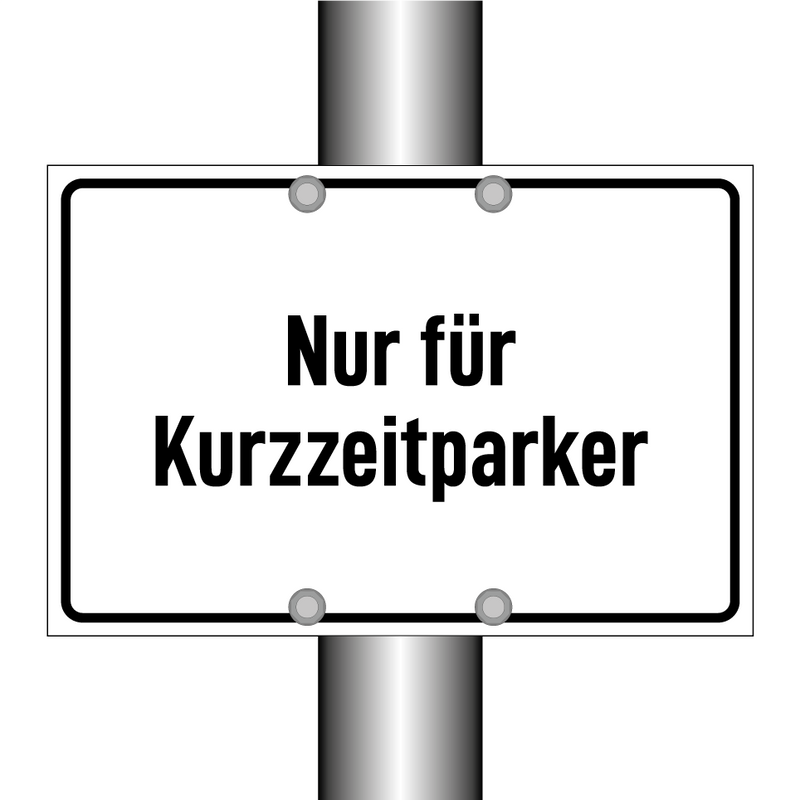 Nur für Kurzzeitparker