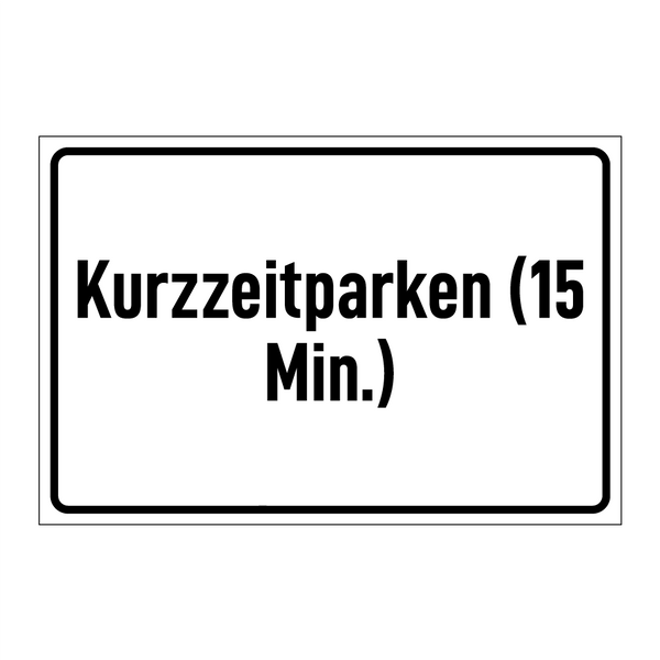 Kurzzeitparken (15 Min.)