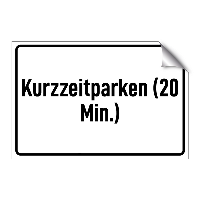 Kurzzeitparken (20 Min.)