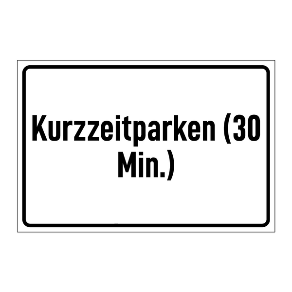Kurzzeitparken (30 Min.)