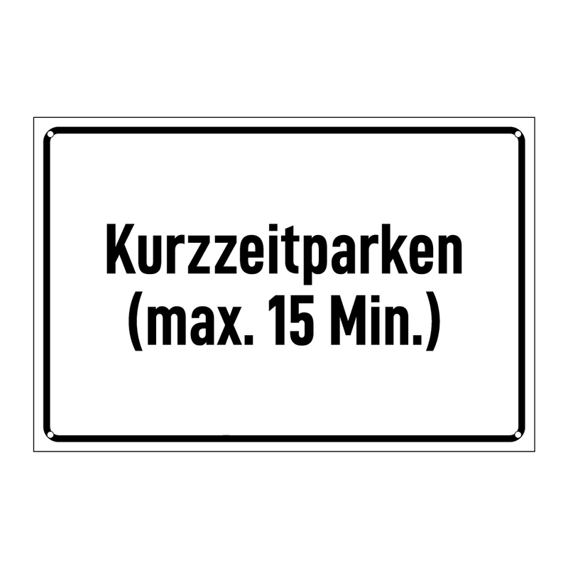 Kurzzeitparken (max. 15 Min.)