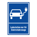 Ladestation nur für Elektrofahrzeuge