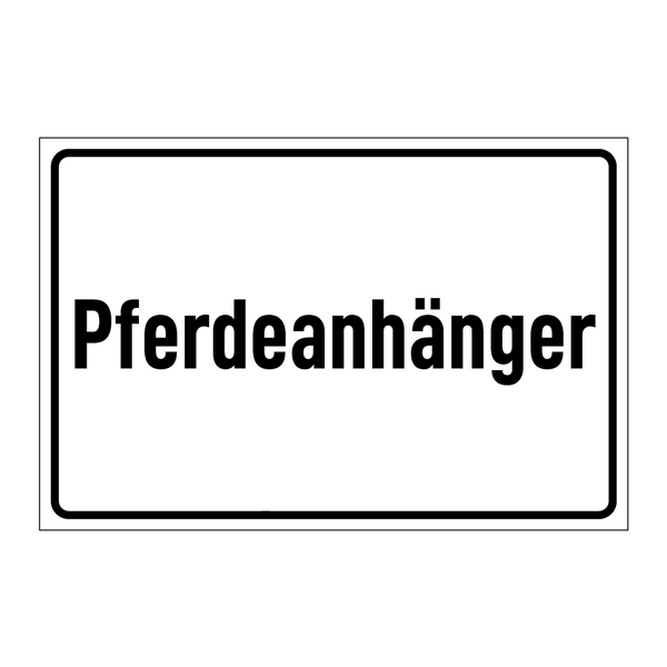 Pferdeanhänger