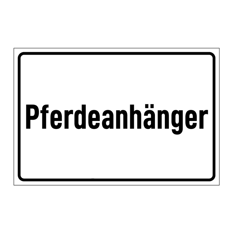 Pferdeanhänger