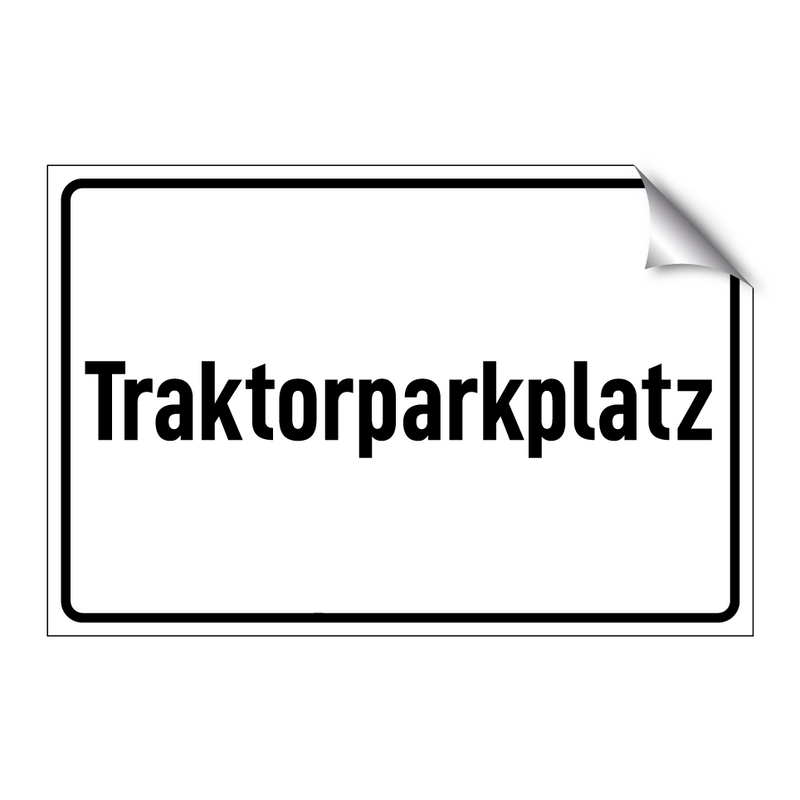 Traktorparkplatz