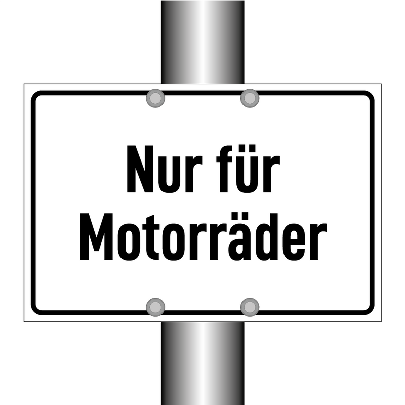 Nur für Motorräder