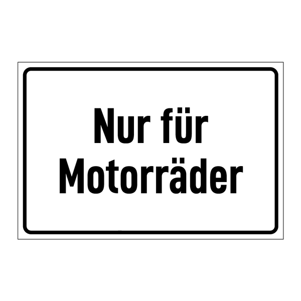 Nur für Motorräder