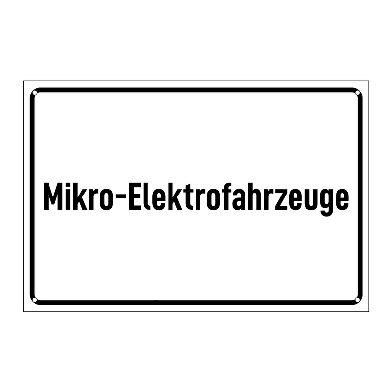 Mikro-Elektrofahrzeuge