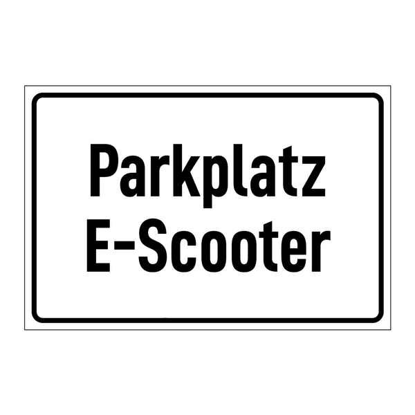 Parkplatz E-Scooter