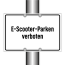 E-Scooter-Parken verboten