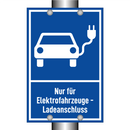 Nur für Elektrofahrzeuge - Ladeanschluss