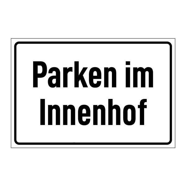 Parken im Innenhof