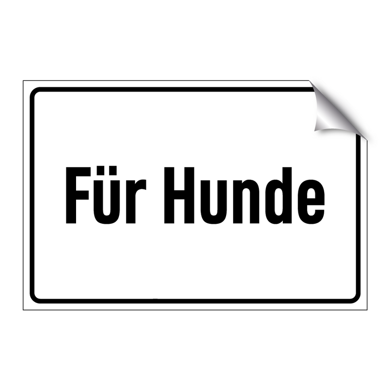 Für Hunde