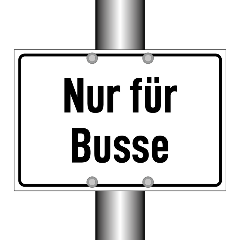 Nur für Busse