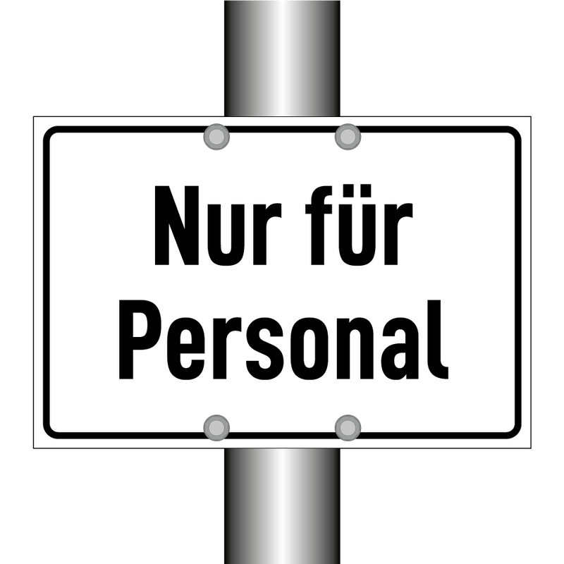 Nur für Personal