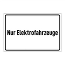 Nur Elektrofahrzeuge