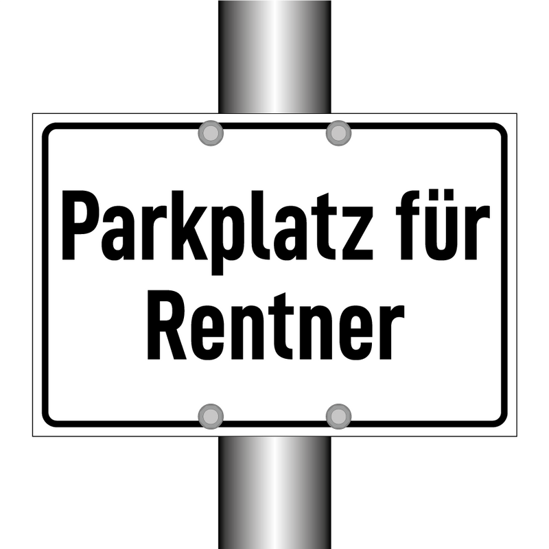 Parkplatz für Rentner