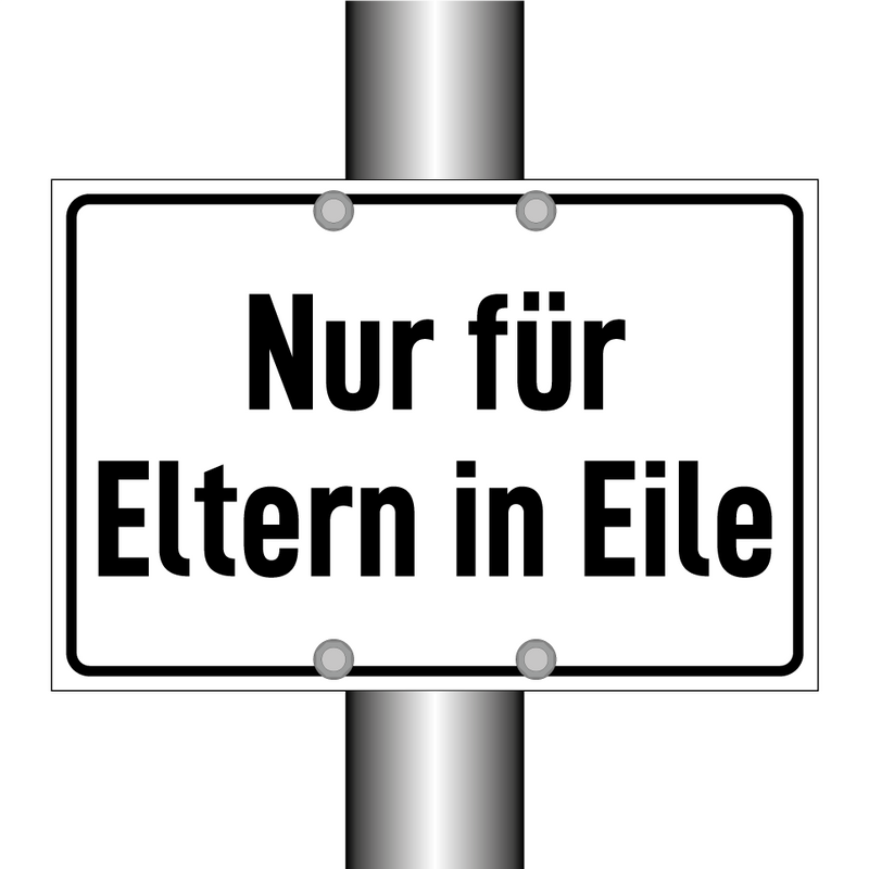 Nur für Eltern in Eile