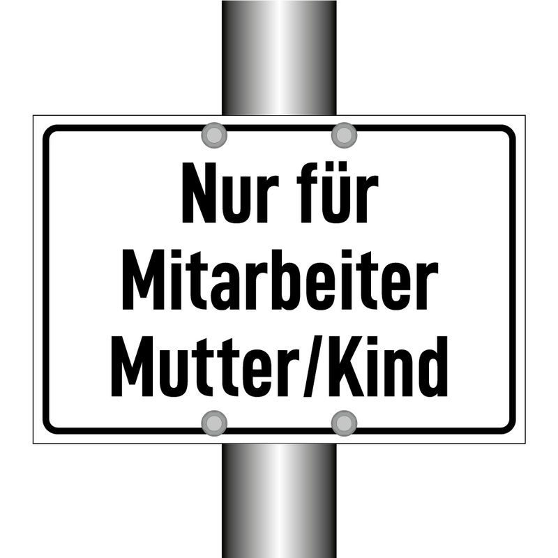 Nur für Mitarbeiter Mutter/Kind