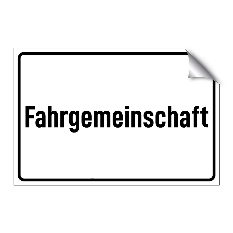 Fahrgemeinschaft