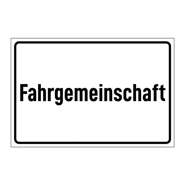 Fahrgemeinschaft