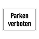 Parken verboten