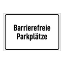 Barrierefreie Parkplätze