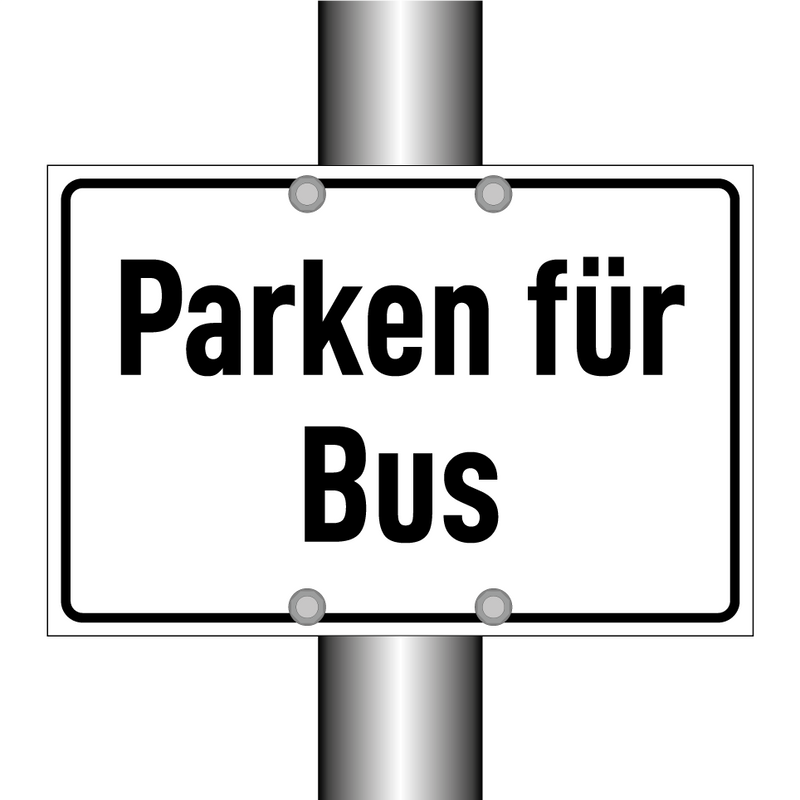 Parken für Bus