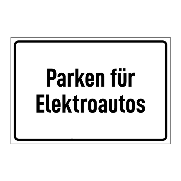 Parken für Elektroautos