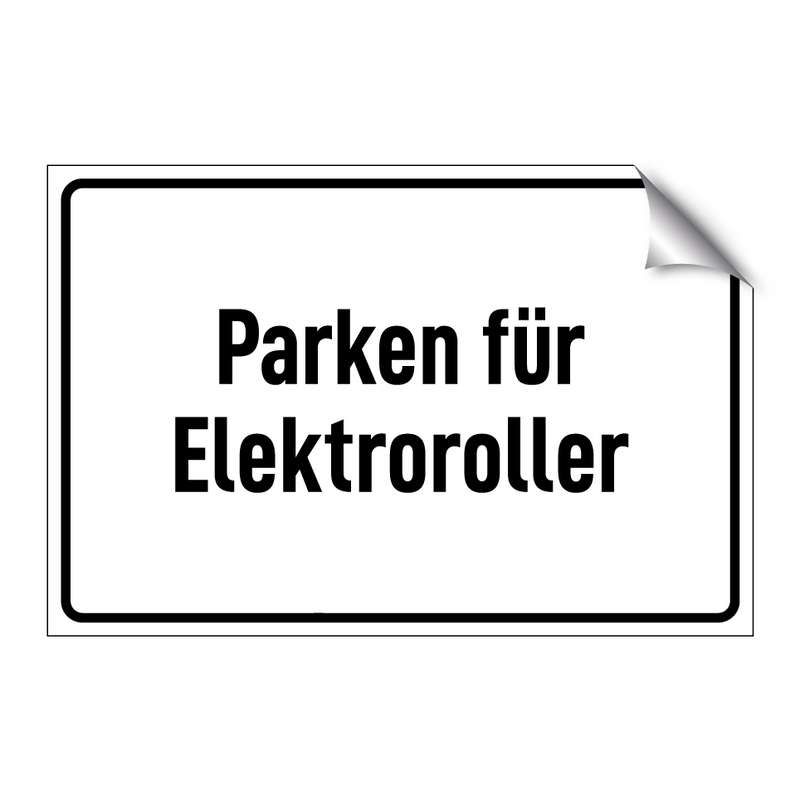 Parken für Elektroroller