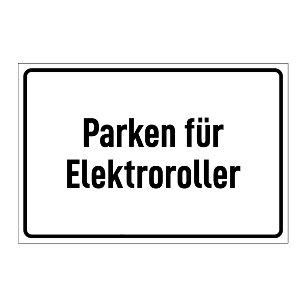 Parken für Elektroroller