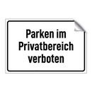 Parken im Privatbereich verboten
