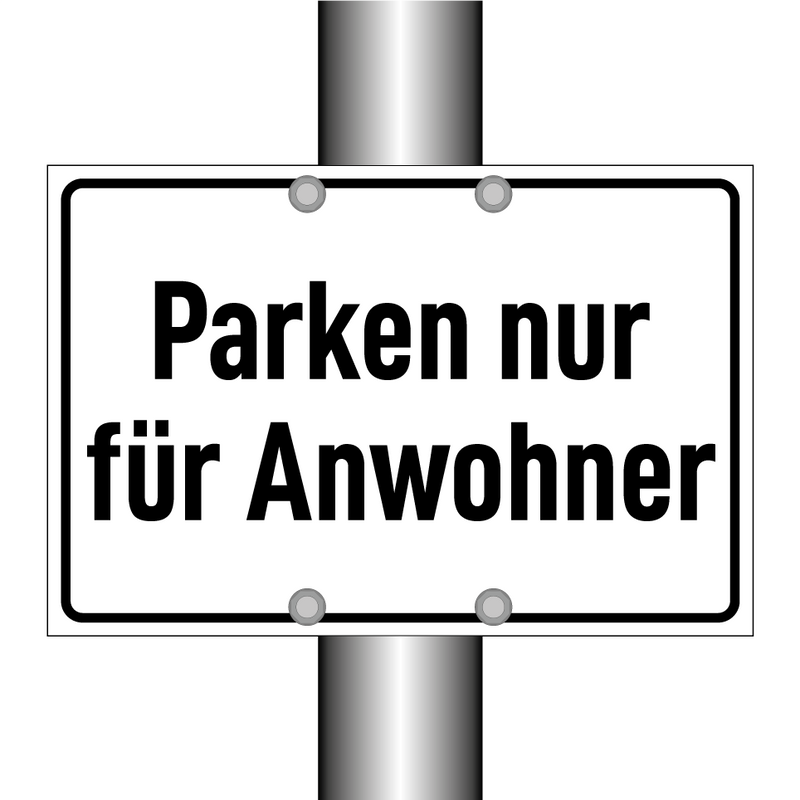Parken nur für Anwohner