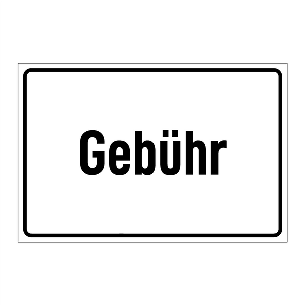 Gebühr