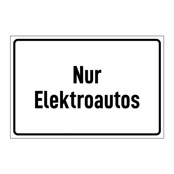 Nur Elektroautos