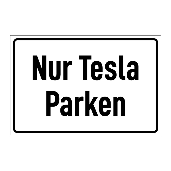 Nur Tesla Parken
