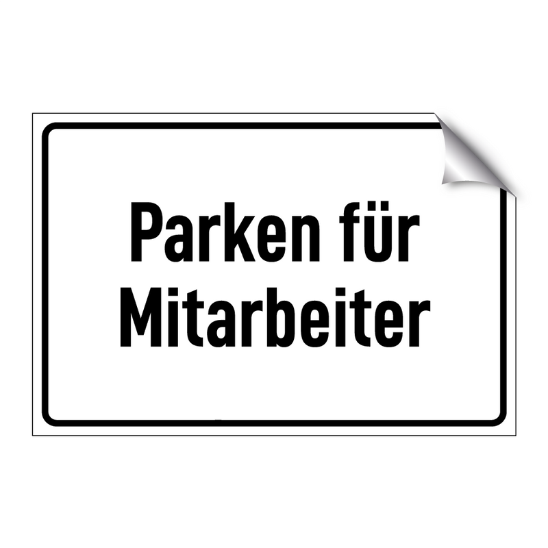 Parken für Mitarbeiter