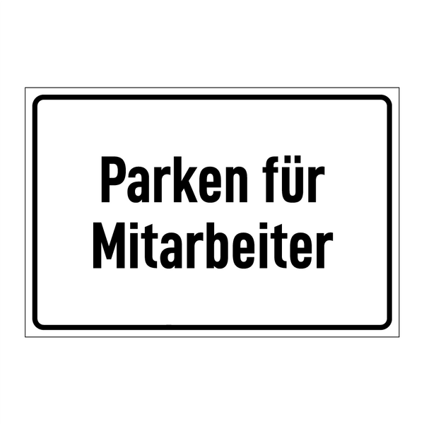 Parken für Mitarbeiter