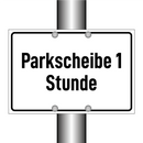 Parkscheibe 1 Stunde